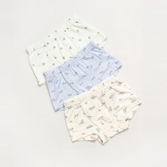 Modal Boxer Briefs - CM Dino Tree Korean toddler underwear in cm dino tree made in Korea