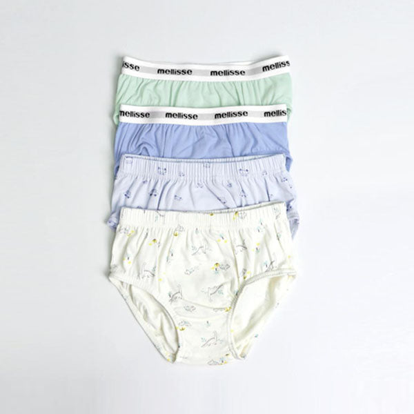 Modal Briefs - CM Mini Dino Korean toddler underwear in cm mini dino made in Korea