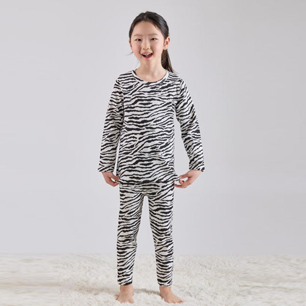 Leopard & Zebra Loungewear Korean infant loungewear in leopard made in Korea