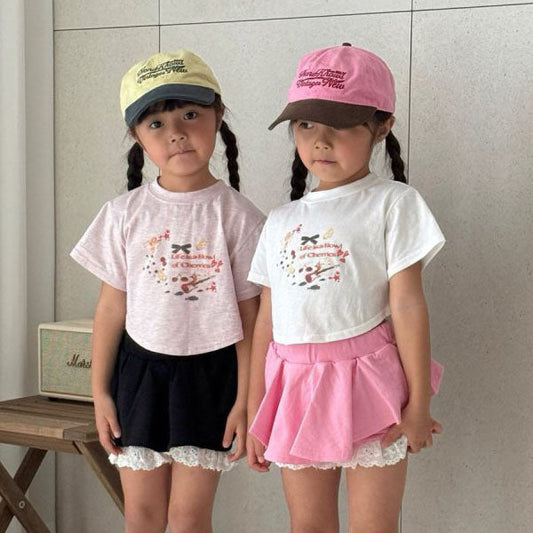 Angel Tee Korean toddler t-shirt in ivory made in Korea