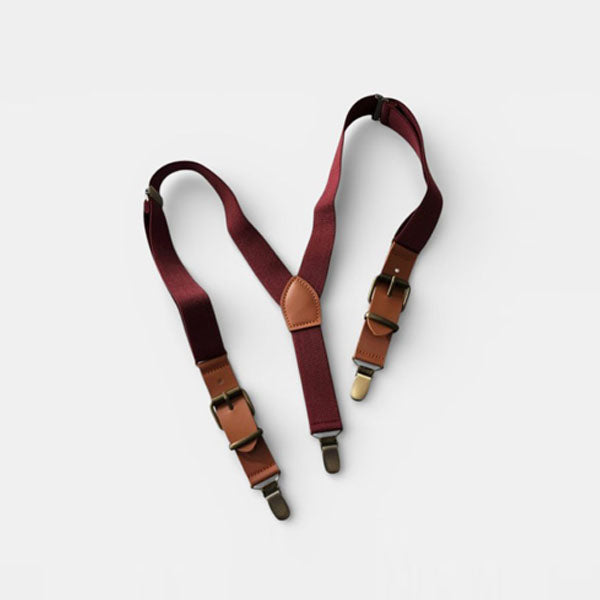 Suspenders + Bow Tie Set Korean kids accessory in navy made in Korea