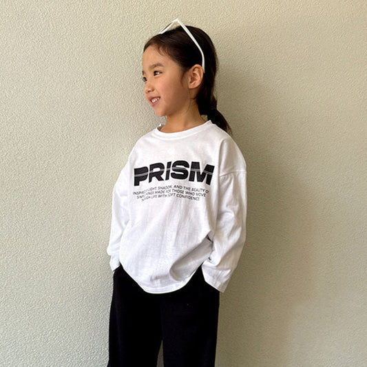 Prism Tee Korean toddler t-shirt in black made in Korea