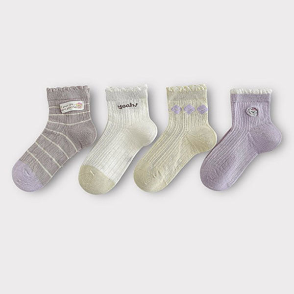 Pretty 4-Piece Set Korean toddler accessory in 4-piece set made in Korea