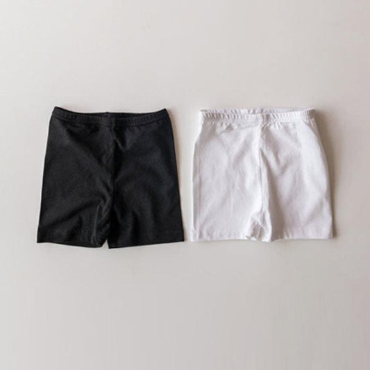 Short Leggings Korean toddler pants in black made in Korea