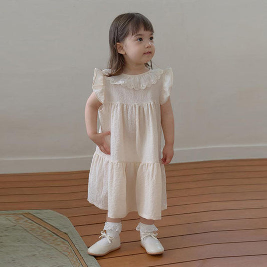 Lemer Dress Korean infant dress in black made in Korea