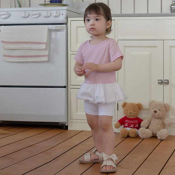 Cooling Leggings Korean infant pants in black made in Korea