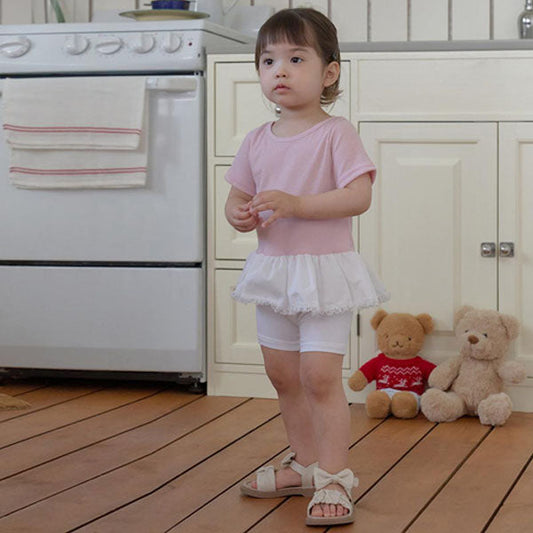 Cooling Leggings Korean infant pants in black made in Korea