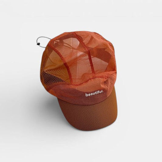 Cool Beautiful Mesh Cap Korean kids accessory in gray made in Korea