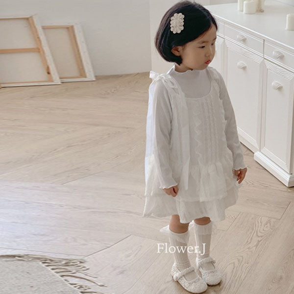 Bunny Dress Korean toddler dress in blue made in Korea