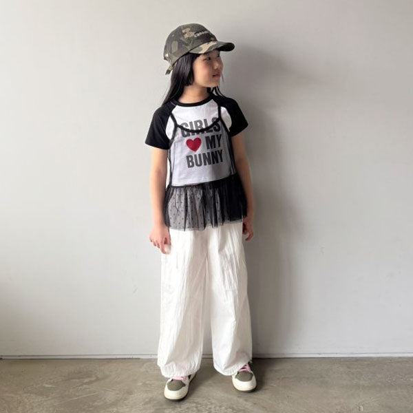 Hearts2 Cargo Pants Korean toddler cargos in black made in Korea