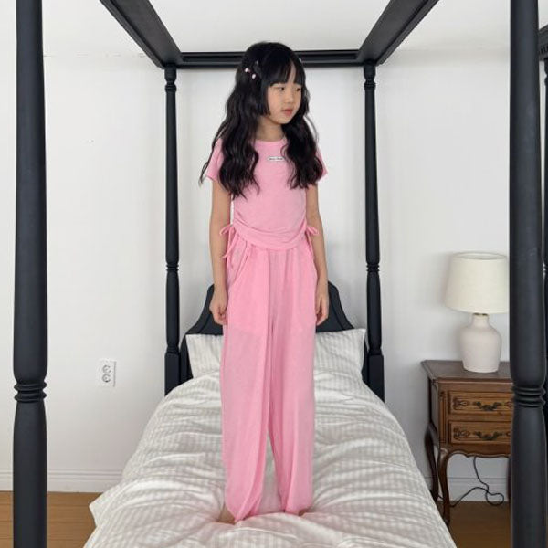 Goddess Set Korean toddler set in black made in Korea