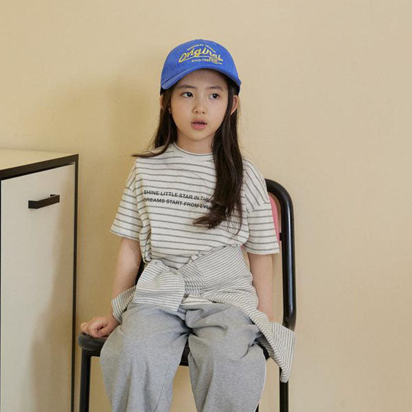Celine Tee Korean toddler t-shirt in ivory made in Korea