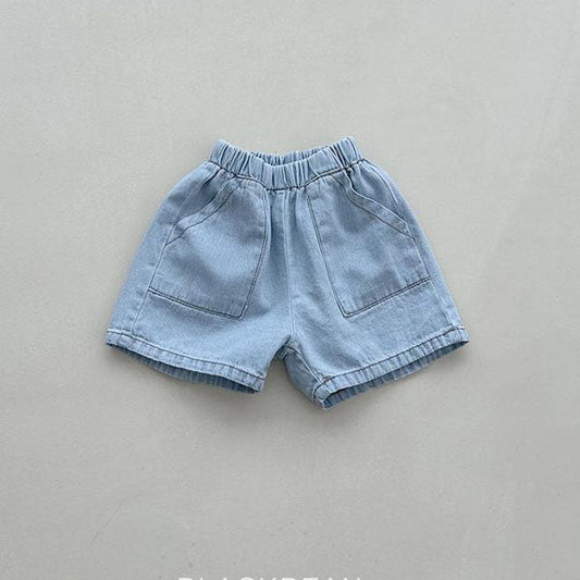 217 Soda Jeans Korean toddler pants in blue denim made in Korea