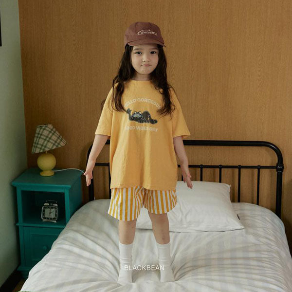 Melon Pants Korean toddler pants in navy made in Korea