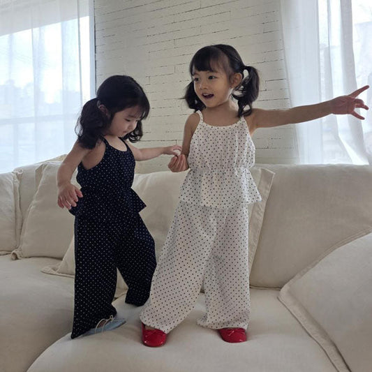 Picnic Set Korean toddler set in white made in Korea