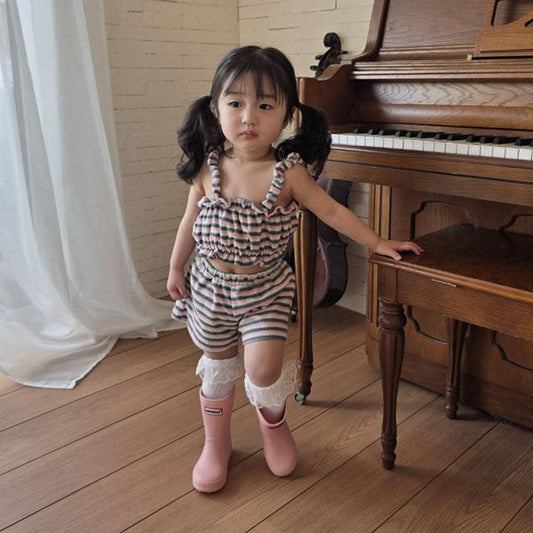 Candy Set Korean toddler set in pink made in Korea