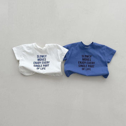 Every Baby Tee Korean infant t-shirt in ivory made in Korea