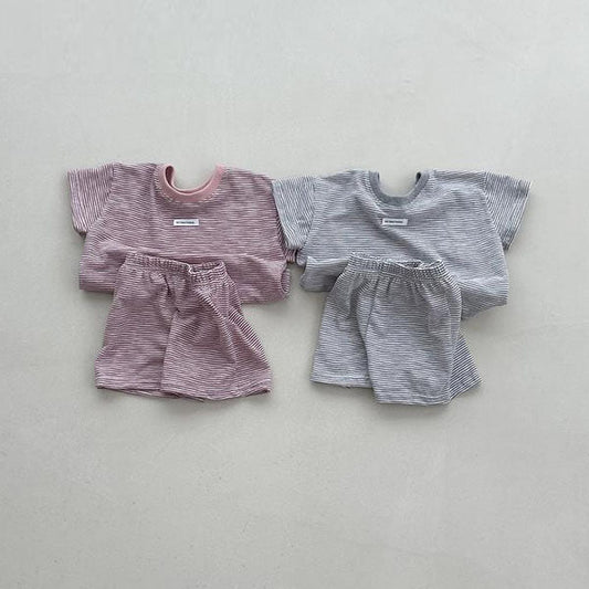 Maldives Baby Set Korean infant set in pink made in Korea