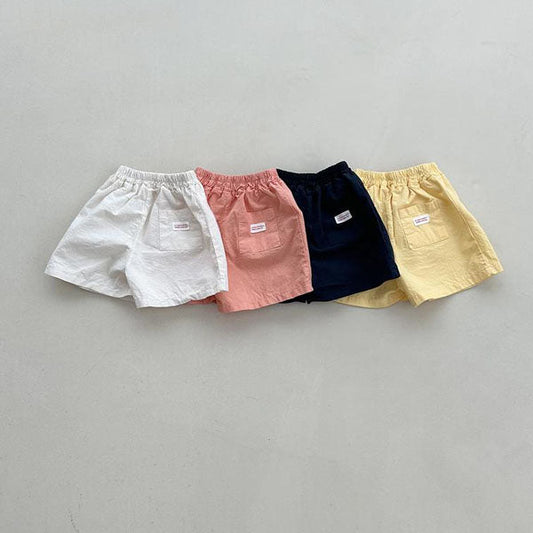 Pastel Baby Pants Korean infant pants in light beige made in Korea
