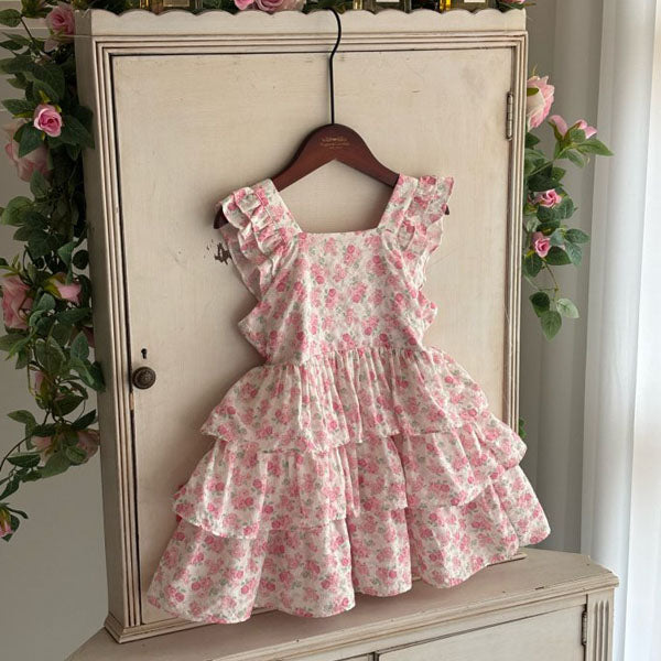 Kancho Dress Korean toddler dress in solid color made in Korea