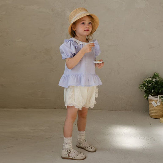 Fling Pants Korean toddler pants in cream made in Korea