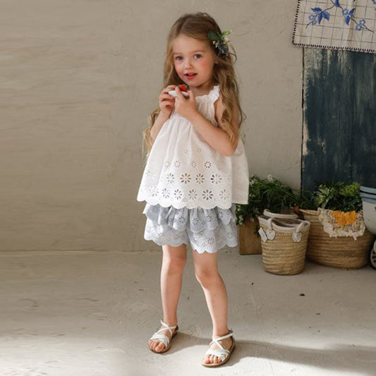 Anna Pants Korean toddler pants in cream made in Korea