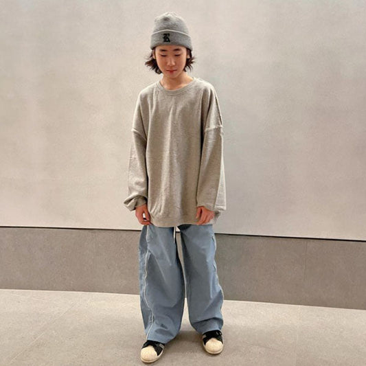 Crisp Track Stripe Pants Korean juniors pants in sky blue made in Korea