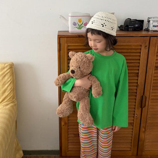 Origami T-Shirt Korean toddler t-shirt in blue made in Korea