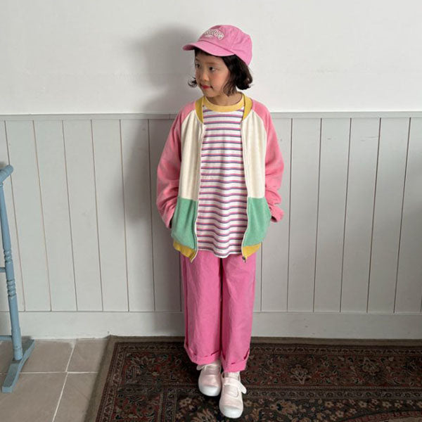 Crisp Pants Korean toddler pants in red made in Korea