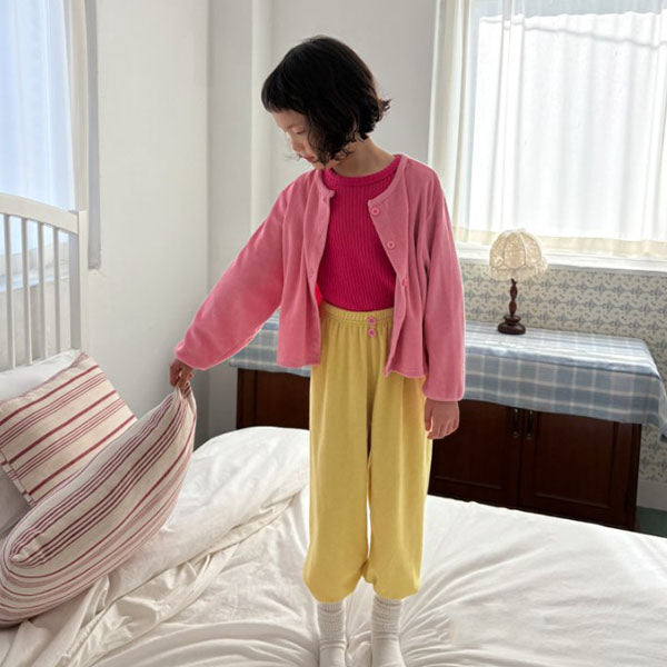 Kongkong Pants Korean toddler pants in pink made in Korea