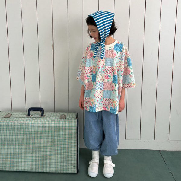 Lucky Pants Korean toddler pants in heather made in Korea