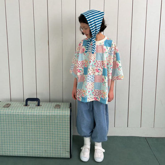 Lucky Pants Korean toddler pants in heather made in Korea
