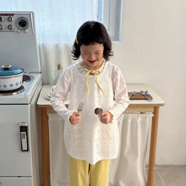 Petite Ribbon T-Shirt Korean toddler t-shirt in pink made in Korea