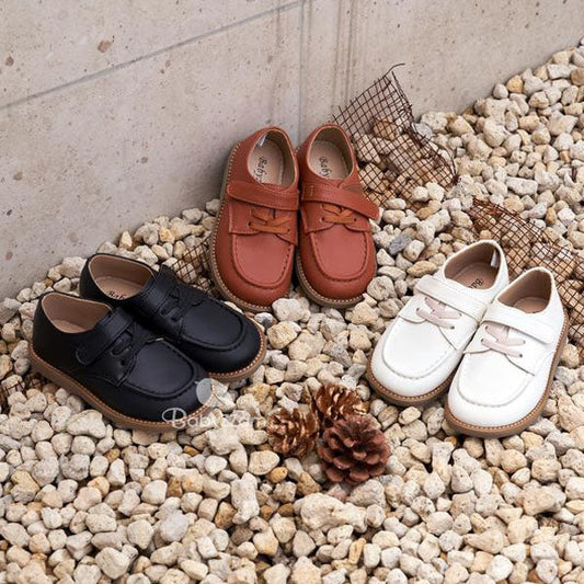 A125 Wrench Loafers Korean infant shoes in black made in Korea