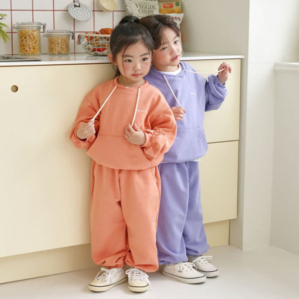 Skate Duck Set Korean toddler set in indigo made in Korea