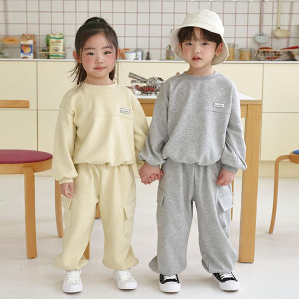 Car Panel Set Korean toddler set in heather made in Korea