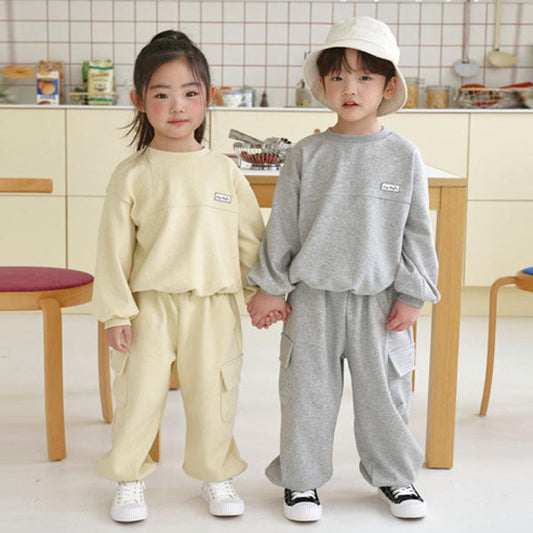 Car Panel Set Korean toddler set in heather made in Korea