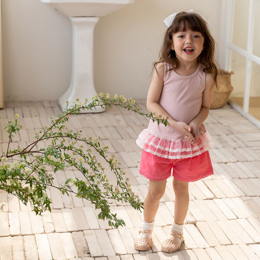 Milk Powder (Summer 2025) Bijou Sleeveless T-Shirt (13–15)