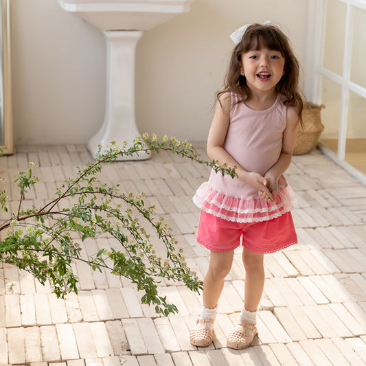 Milk Powder Plum Pants(13~15)