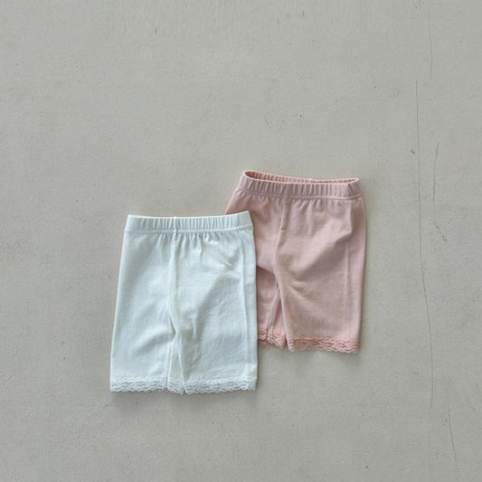 Milk Powder Half Leggings(13~15)