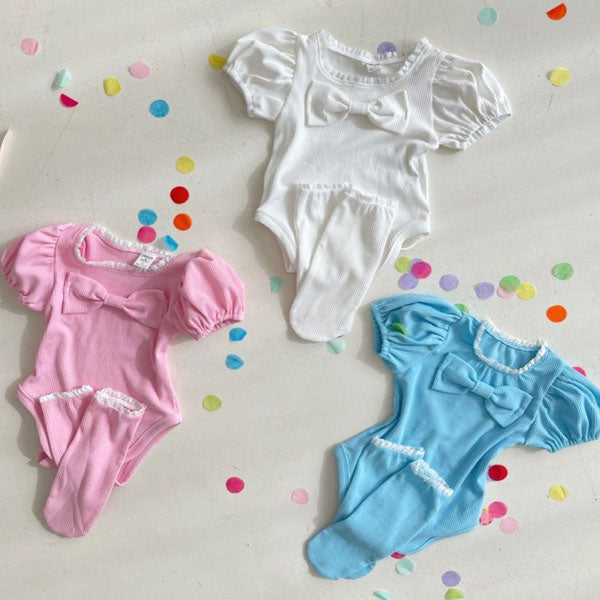 Jeaya Ribbon Suit (With Socks)