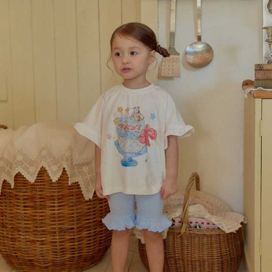 Melikey Cake Frill T-Shirt (JS~JM)