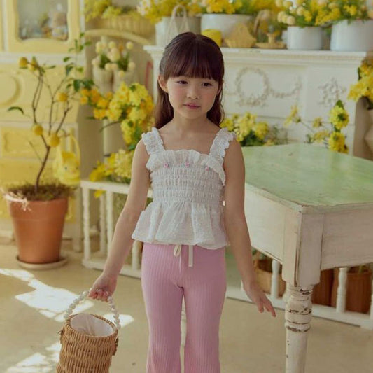 Melikey Three Roses Sleeveless Blouse