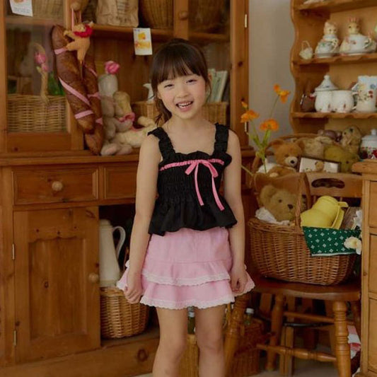 Melikey Jenny Ribbon Sleeveless Blouse (JS~JM)