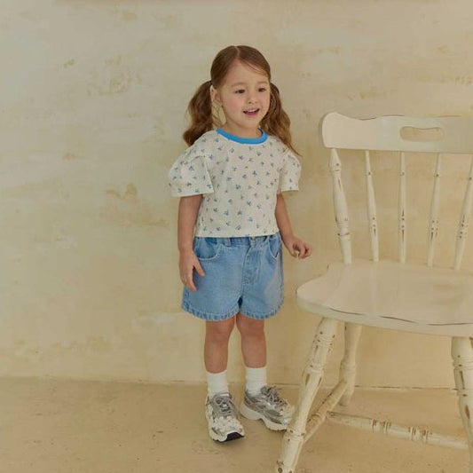 Melikey Embroidered Ribbon Shorts (JS~JM)