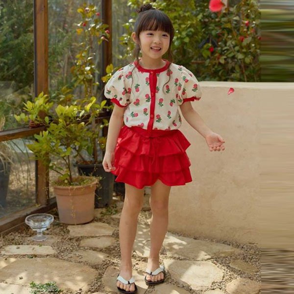 Melikey Rose Tiered Skirt (JS~JM)