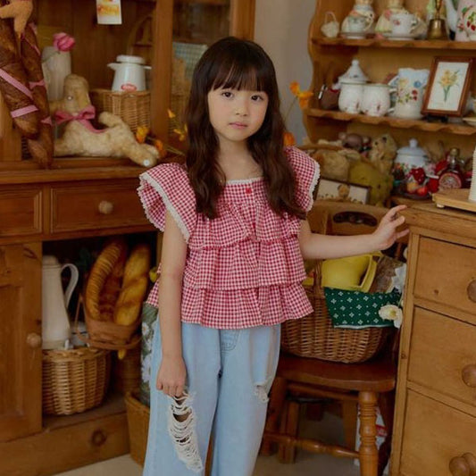 Melikey Juju Tiered Sleeveless Blouse (JS~JM)