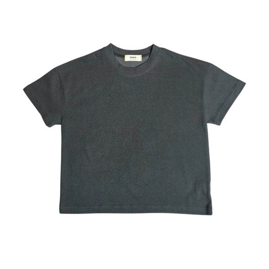 Tropical Tee Korean toddler t-shirt in dark gray made in Korea