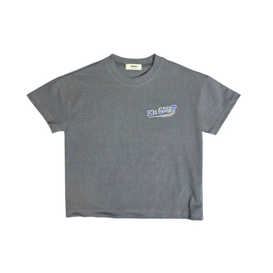 Great Tee Korean toddler t-shirt in dark gray made in Korea