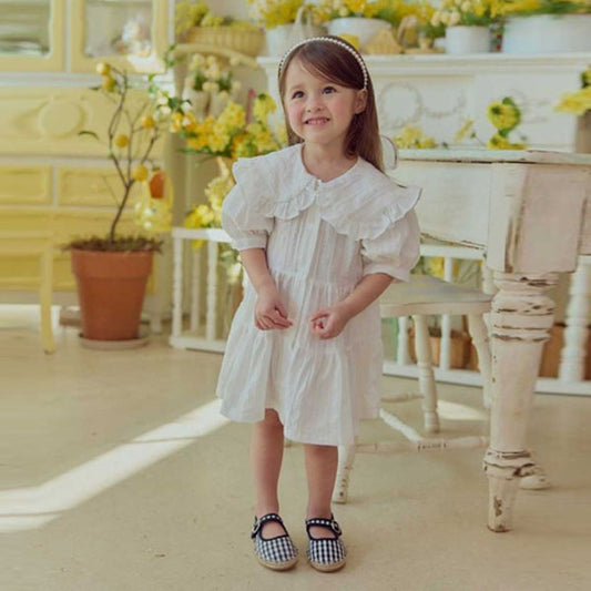Melikey Sweet Collar Dress (JS~JM)